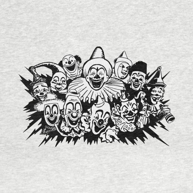 Vintage Awesome Clown Party by Kujo Vintage